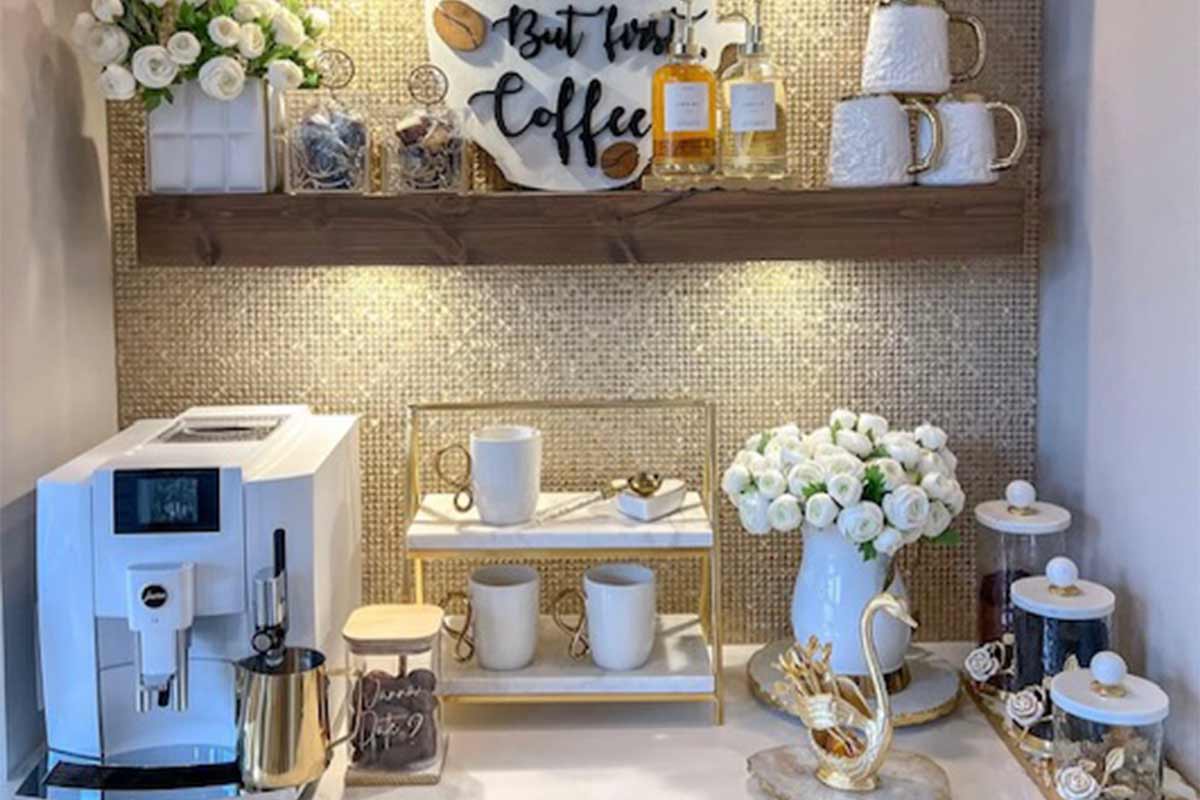 Create Your Own Coffee or Tea Bar at Home